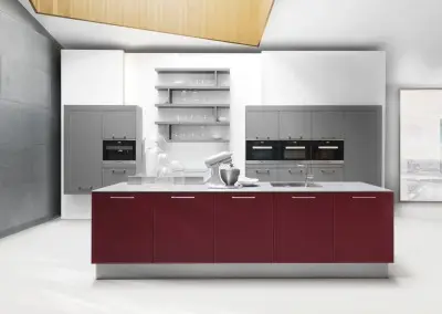 5020 5020 lava grey satin lacquer wine red satin lacquer